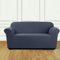 NEW Sure Fit Cozy Twill with Suprelle SOFA  Furniture Cover storm blue